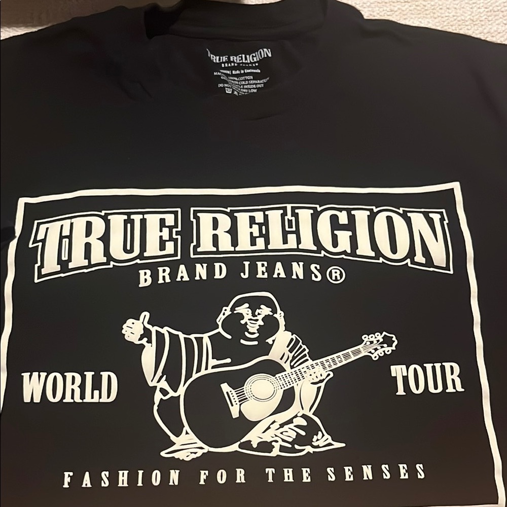 True Religion Black and White Graphic Tee